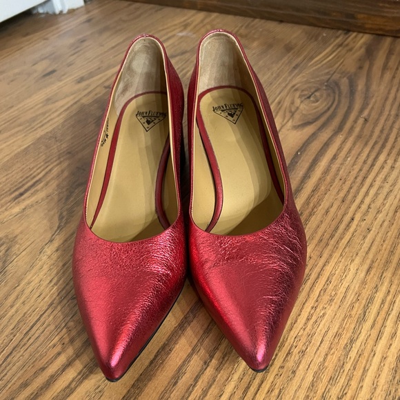 Fluevog Effortless family "Bebe" in metallic pink, size 7 - Picture 4 of 14